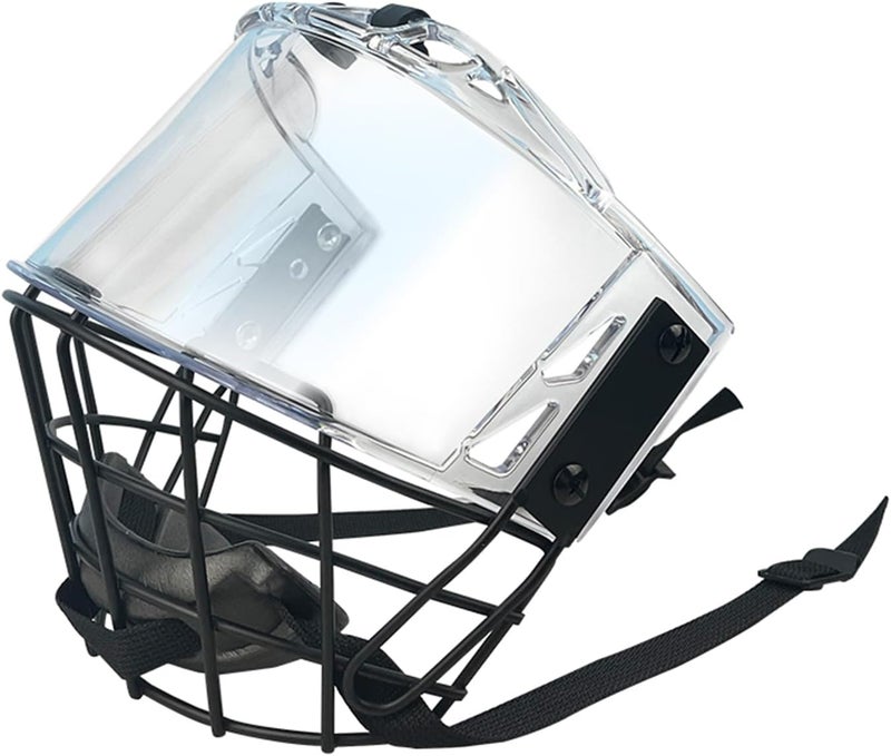 VPRO Ice Hockey Helmet Face Mask Cage Visor Shield Combo - Image 1